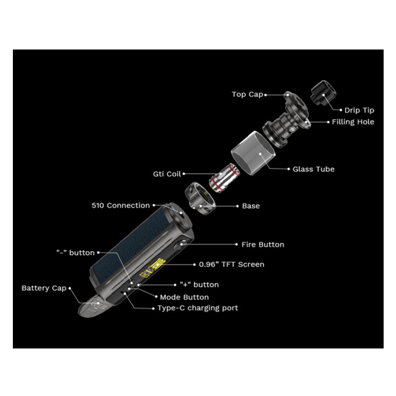 Vaporesso Target 100 Kit (100 W, 5 ml)