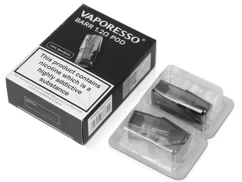 Vaporesso BARR - 1,2 ml Pod med 1.2ohm mesh coil, 2stk