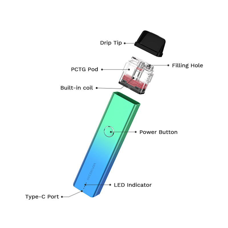 Vaporesso XROS 2 Pod Kit (2 ml, 1000 mAh)