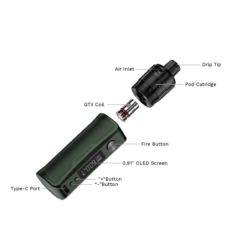 Vaporesso GEN PT60 Kit (4,5 ml, 2500 mAh)