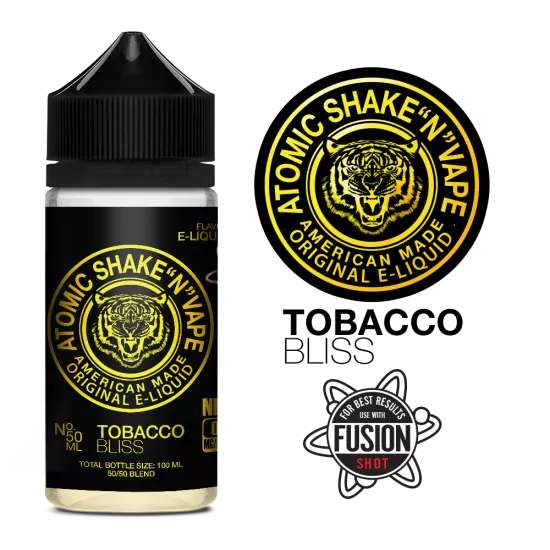 Shake N Vape Atomic Tobacco Bliss 00mg 50ml