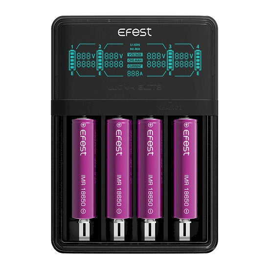 EFEST LUC V4 LCD OG USB 4 SLOTS LADER