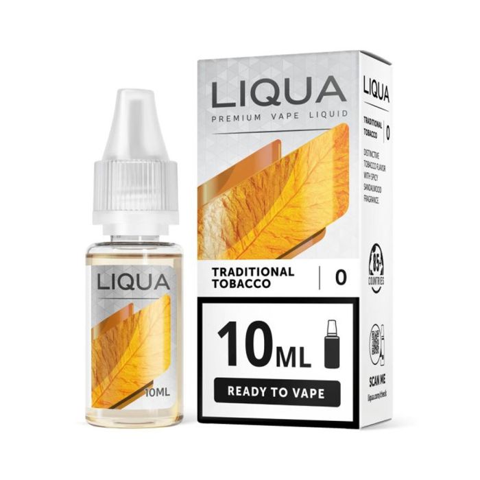 Liqua E-juice - Traditional Tobacco 10ml